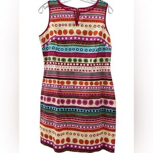 NWT Talbots Colorful Striped Women's Dress Size 8P